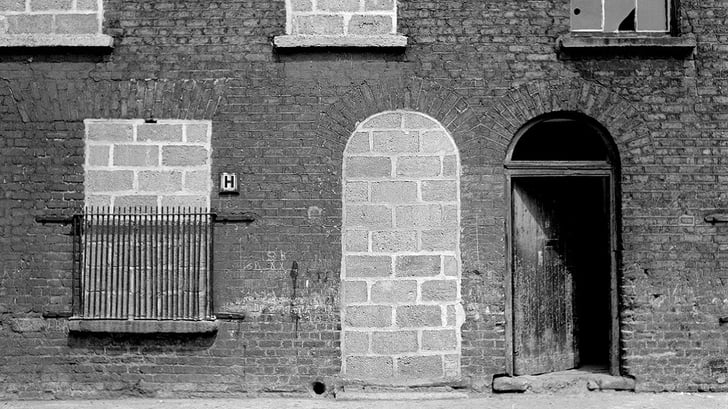 Bricked-up house, Dublin city (1952/1953) Nevill Johnson