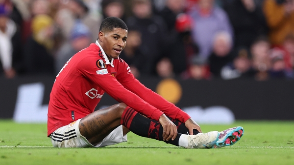 The in-form striker missed the first leg