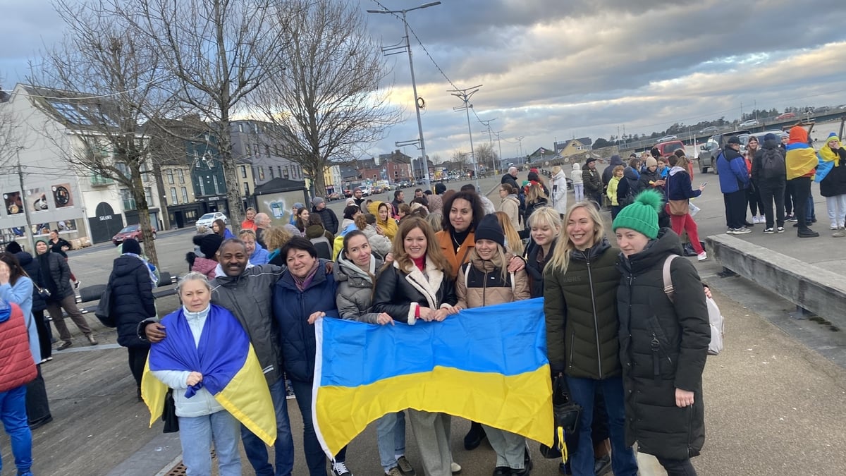 How are Ukrainian people getting on in Ireland?