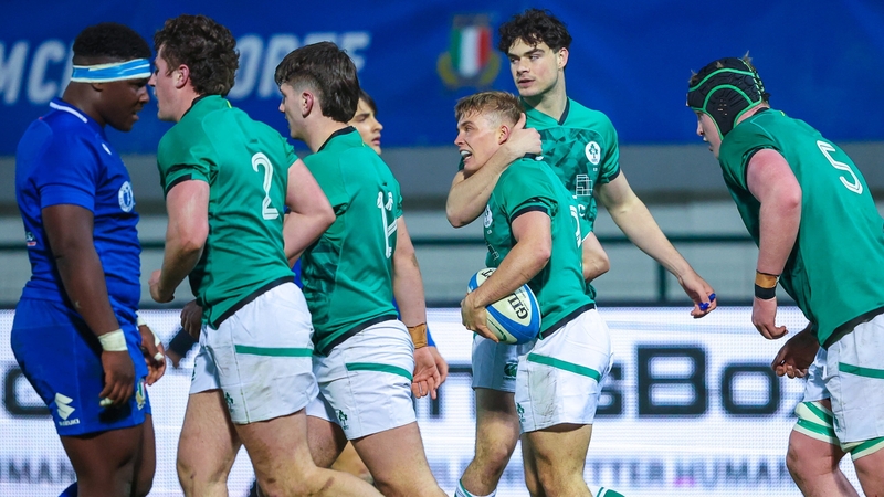 Ireland scored five tries in total