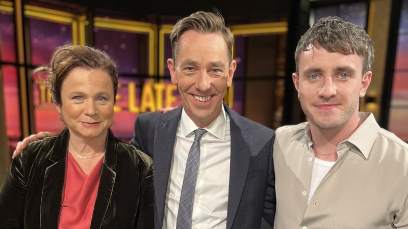 Emily Watson, Ryan Tubridy and Paul Mescal