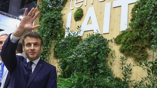 Emmanuel Macron was speaking at the 59th International Agriculture Fair in Paris
