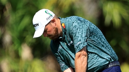 Shane Lowry wore a green and white ribbon in memory of his uncle