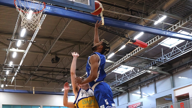 Bright St Vincent's Charlie Coombes and Michael Randolph Junior of UCC Demons