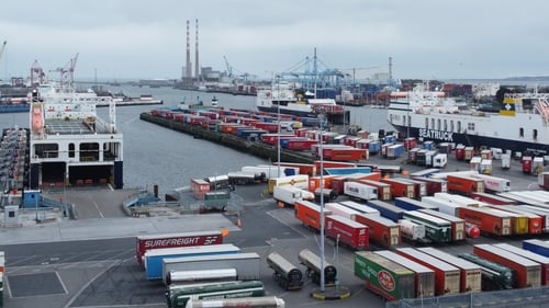 All three Irish RoRo ports - Dublin, Cork and Rosslare Europort saw a decline this quarter.