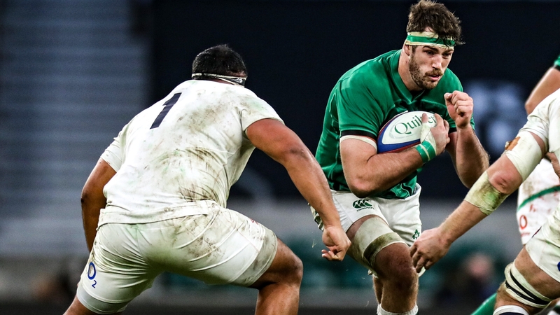 Mako Vunipola tackles Caelan Doris in 2020