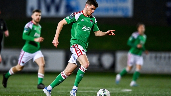 Darragh Crowley gave Cork a two-goal buffer just before the break