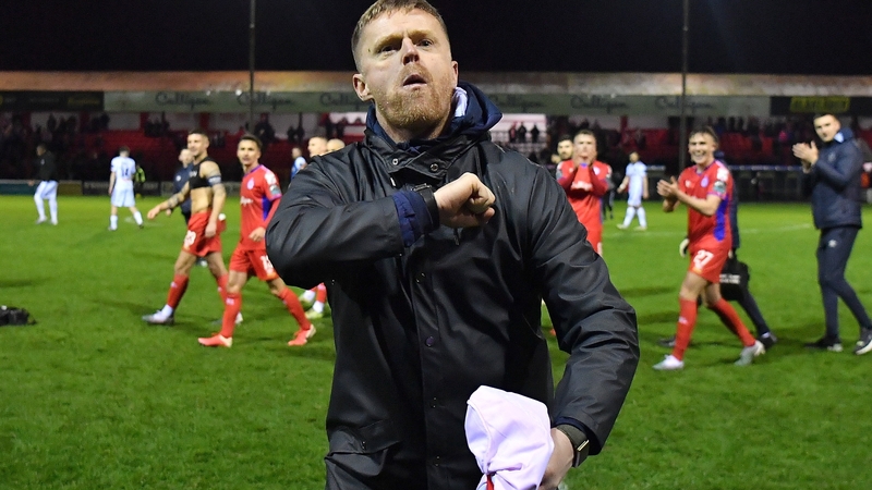 Damien Duff celebrates