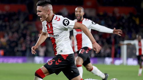 Carlos Alcaraz scored the only goal at St Mary's
