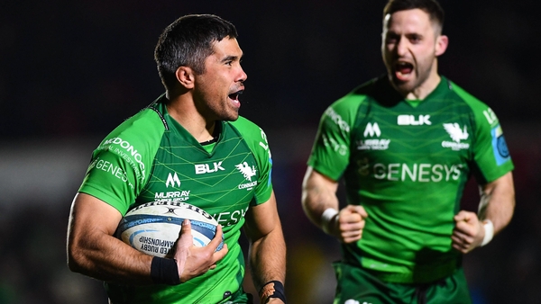 Jarrad Butler celebrates his try
