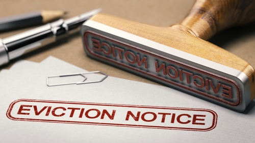The moratorium on evictions was lifted on 1 April