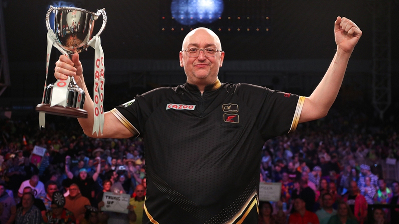 Andrew Gilding made his first appearance in a televised final one to remember