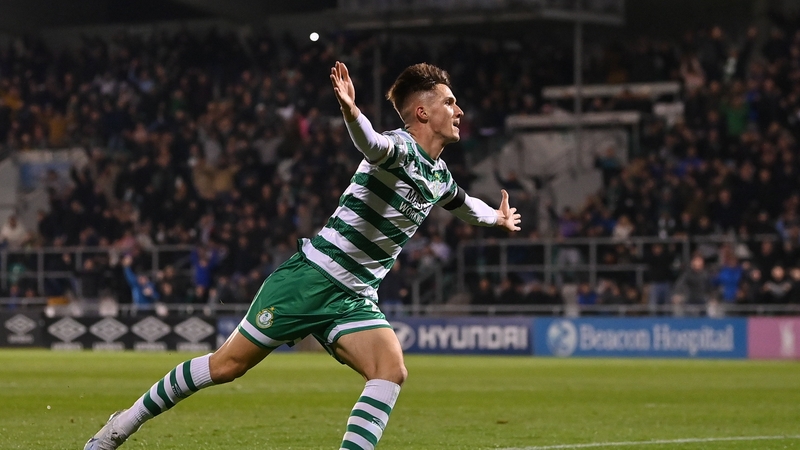 Johnny Kenny scored his first Shamrock Rovers goal in the defeat