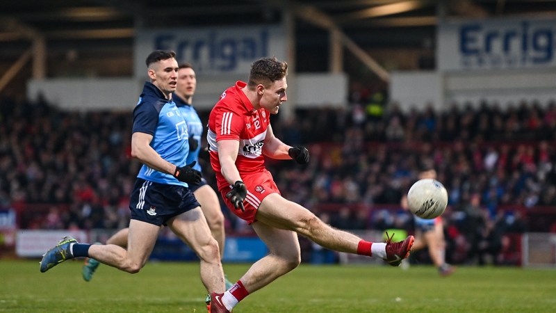 Ethan Doherty in action for Derry in their win over Dublin
