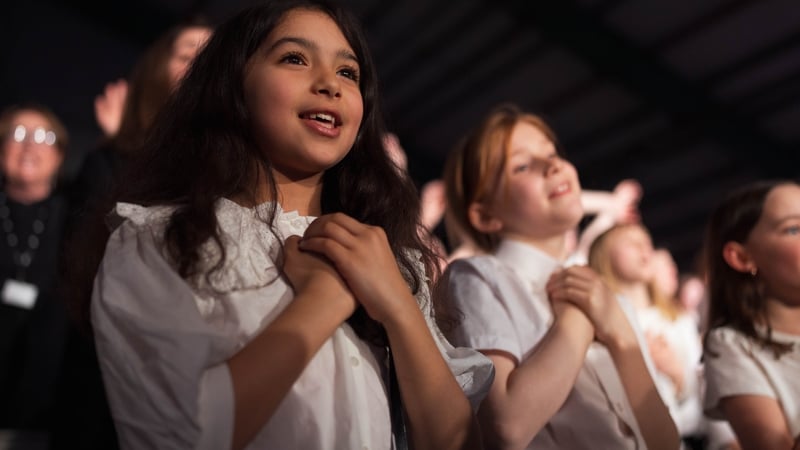 Choir members at the Dublin Peace Proms (Pics: Sean McMahon)