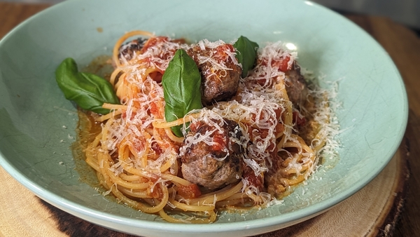 Lady and the Tramp inspired pasta.