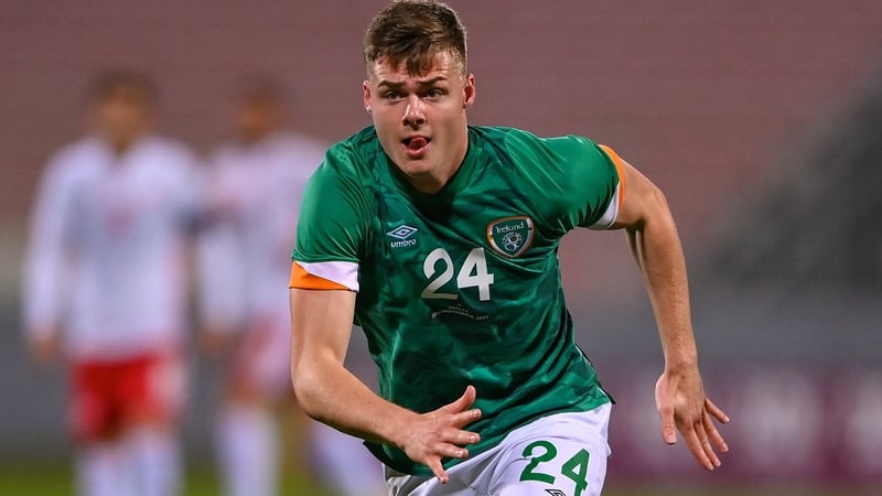 Evan Ferguson won his second senior cap against Malta last November