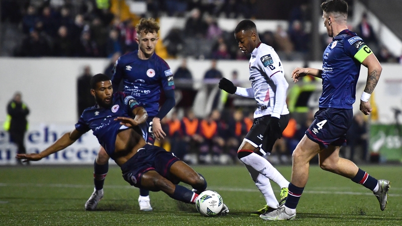 The Saints' defence struggled at Dundalk