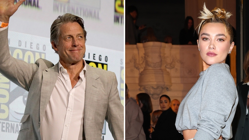 Hugh Grant and Florence Pugh