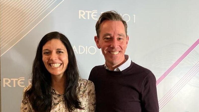 Dr Clare Kambamettu and Ryan Tubridy pictured in 2023