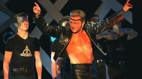 Michael Flatley, Lord of the Dance on The Late Late Show in March 1993. Photo by Des Gaffney