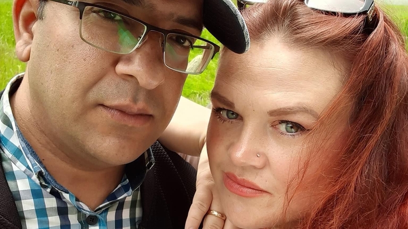 Tenants Egija Jamal, her husband and children face eviction from their home in Donabate, Co Dublin