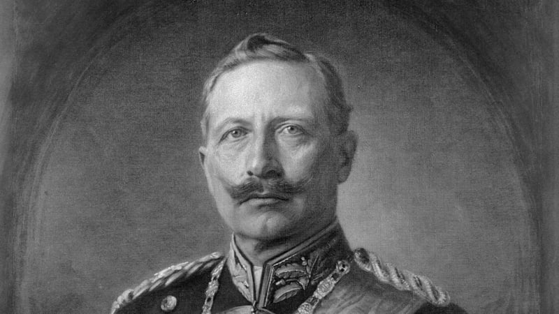German emperor Kaiser Wilhelm II in military uniform, circa 1900