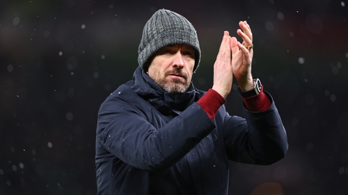 Ten Hag stuck with the same starting XI which had been dismantled by Liverpool on Sunday