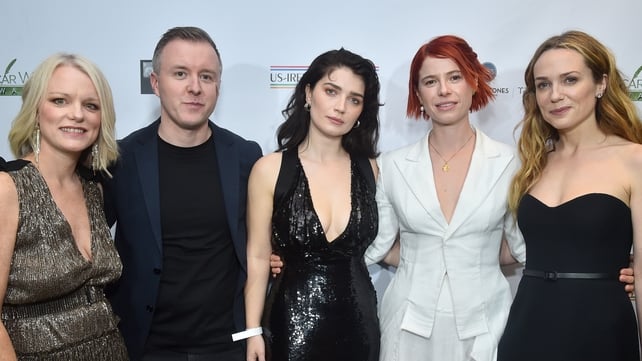 Cleona Ní Chrualaoí, Colm Bairéad, Eve Hewson, Jessie Buckley and Kerry Condon