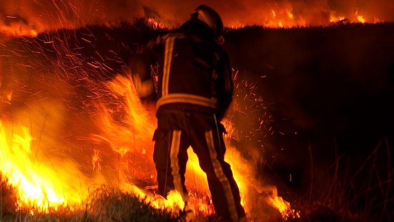 Fire Services in Cork and Kerry responded to 177 call-outs relating to gorse fires in the last ten weeks