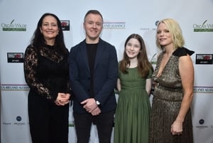 Minister for Arts Catherine Martin, Colm Bairéad, Catherine Clinch and Cleona Ní Chrualaoí