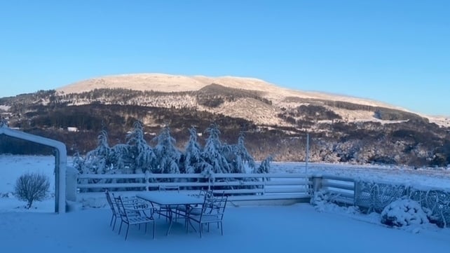 A snow-covered Slieve Gullion in south Armagh sent to us by Declan Hynes