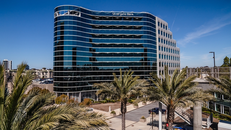 The Silvergate Bank headquarters in La Jolla in California