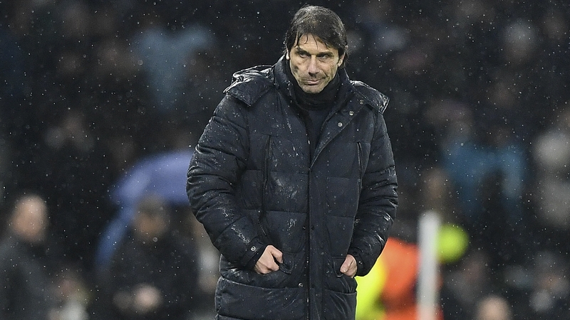 Antonio Conte's return to the sideline after several weeks recovering from gallbladder surgery was not a happy one