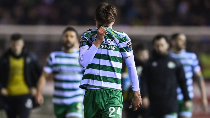 Johnny Kenny reacts after the draw at Tolka Park on Friday night