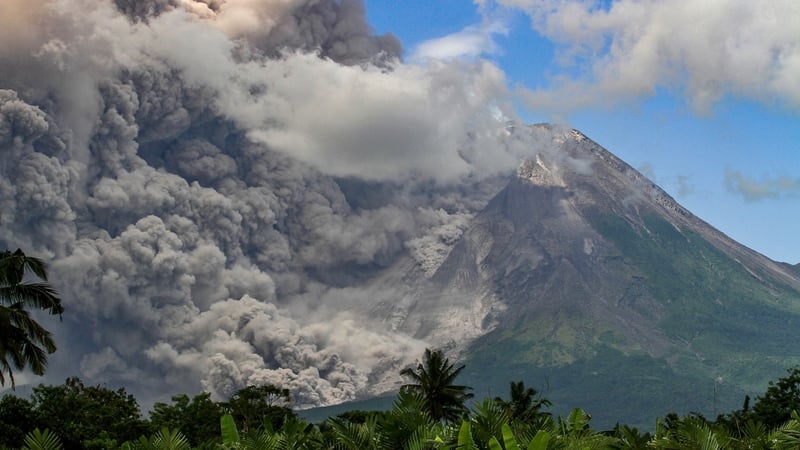 Authorities established a restricted zone of 7km from the crater after the eruption