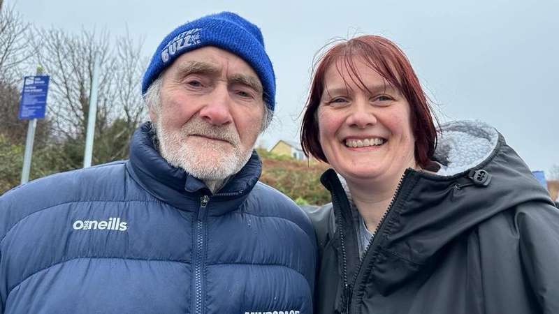 Paddy Conaghan with friend Elaine Grady