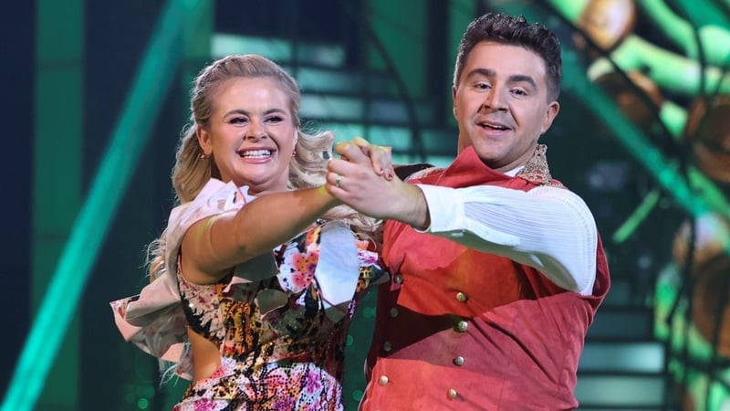 Pro-dancer Emily Baker and Carl Mullen