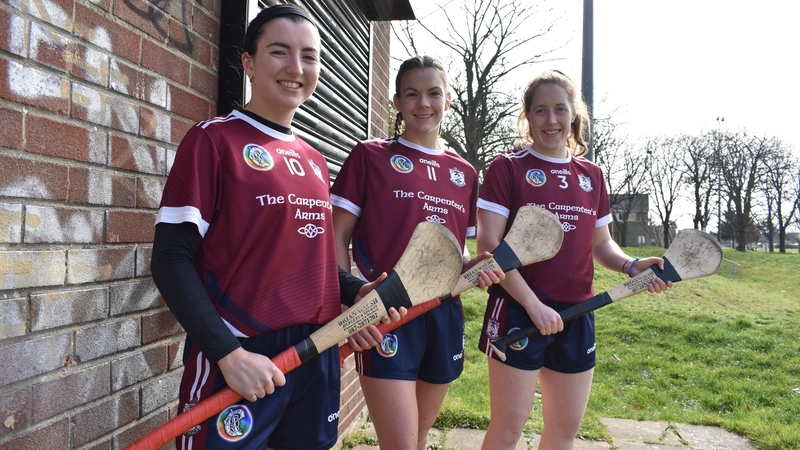 Thomas McCurtain camogie players Rachel Foley, Treise Moran and Laoise Quinn pictured in shorts
