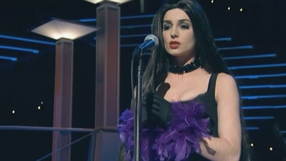 Sinéad O'Connor on 'The Late Late Show' in 1993.