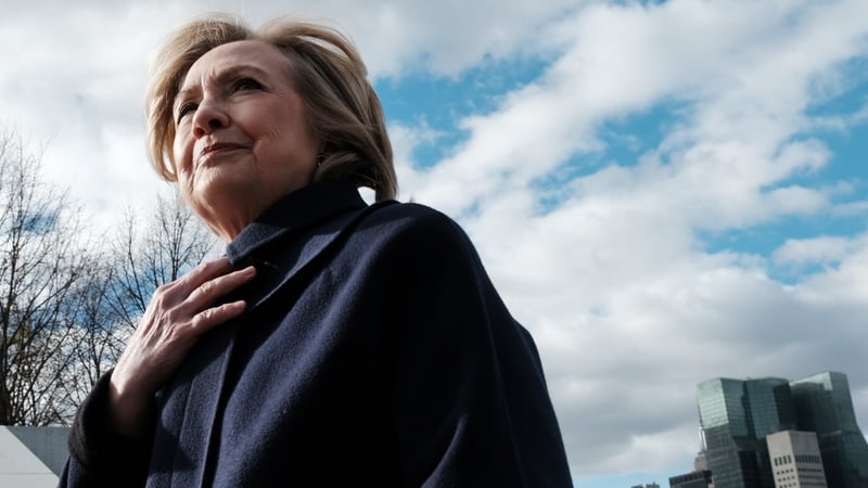 Former US Secretary of State Hillary Clinton in New York late last year