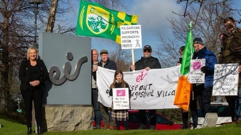 Villagers say the mast should be located elsewhere