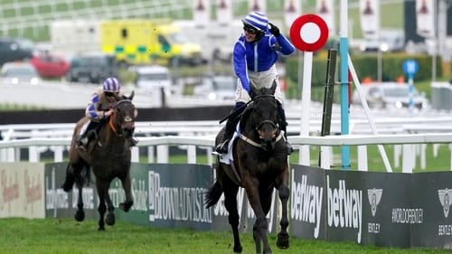 Energumene winning at Cheltenham in 2023