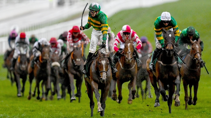 John Gleeson salutes those watching on in the stands after his the success of A Dream To Share