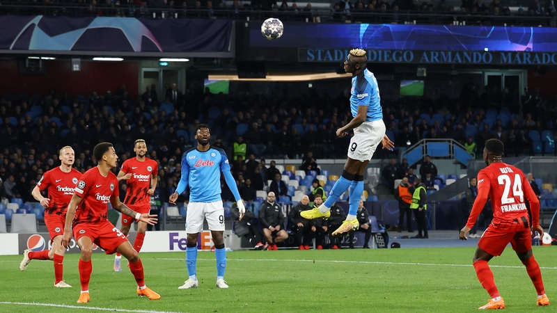 Victor Osimhen's towering header opened the scoring