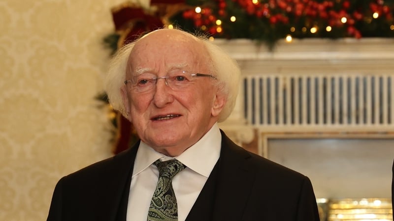 President Michael D Higgins was admitted to hospital last Thursday after feeling unwell (File Photo)