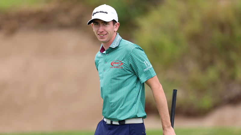 Tom McKibbin will begin his second round nine shots adrift of overnight leader Connor Syme