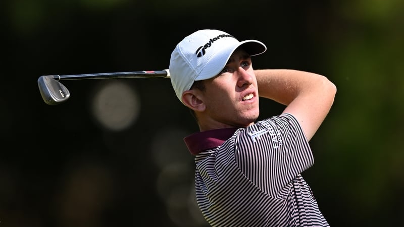 Tom McKibbin was in blistering form during his second round at St Francis Links