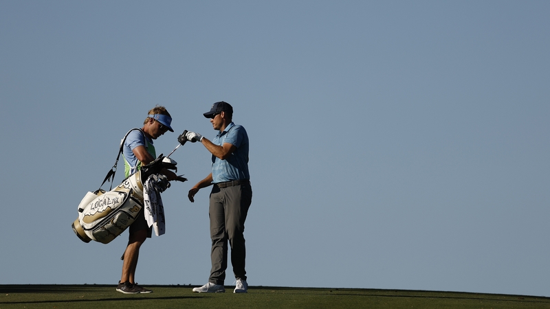Adam Schenk in action during his second round