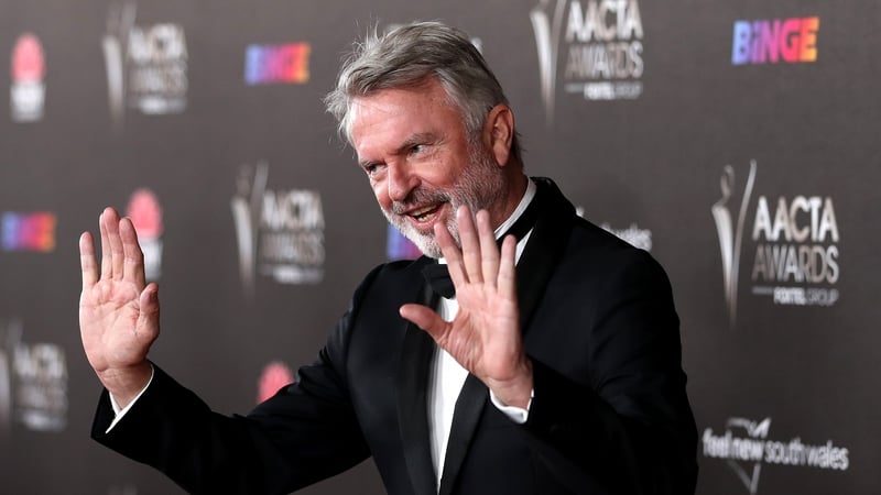 Sam Neill (pictured in Sydney, Australia in December 2021) - "I'm very optimistic and full of life and I'm so happy to be back at work, I can't tell you"